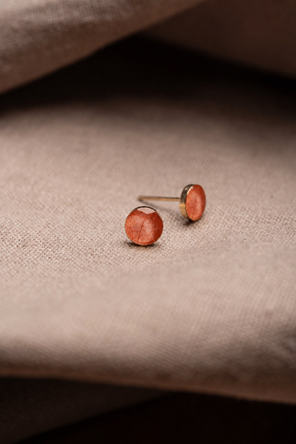 Bougainvillea Stud Earrings Gold