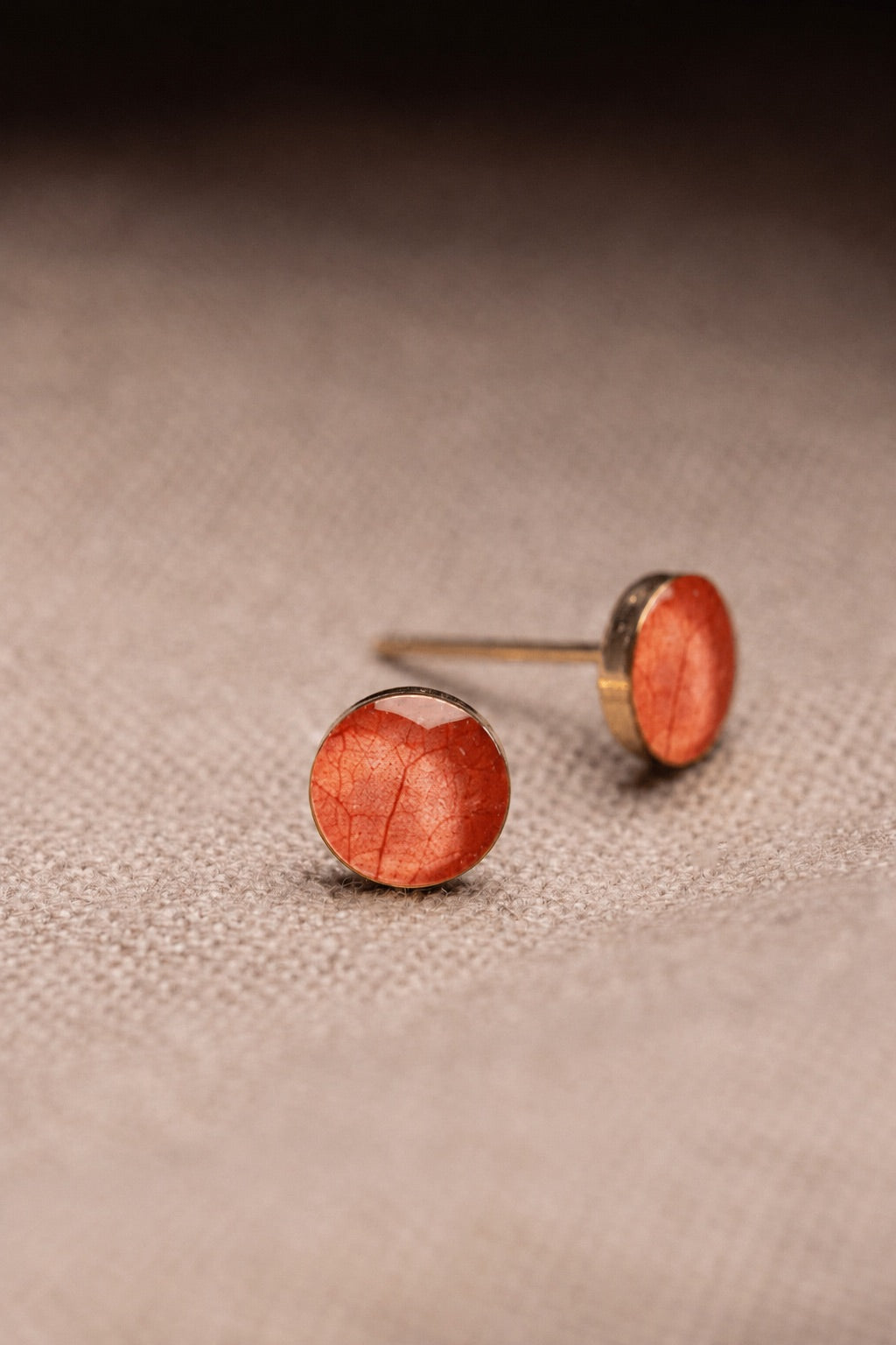 Bougainvillea Stud Earrings Gold
