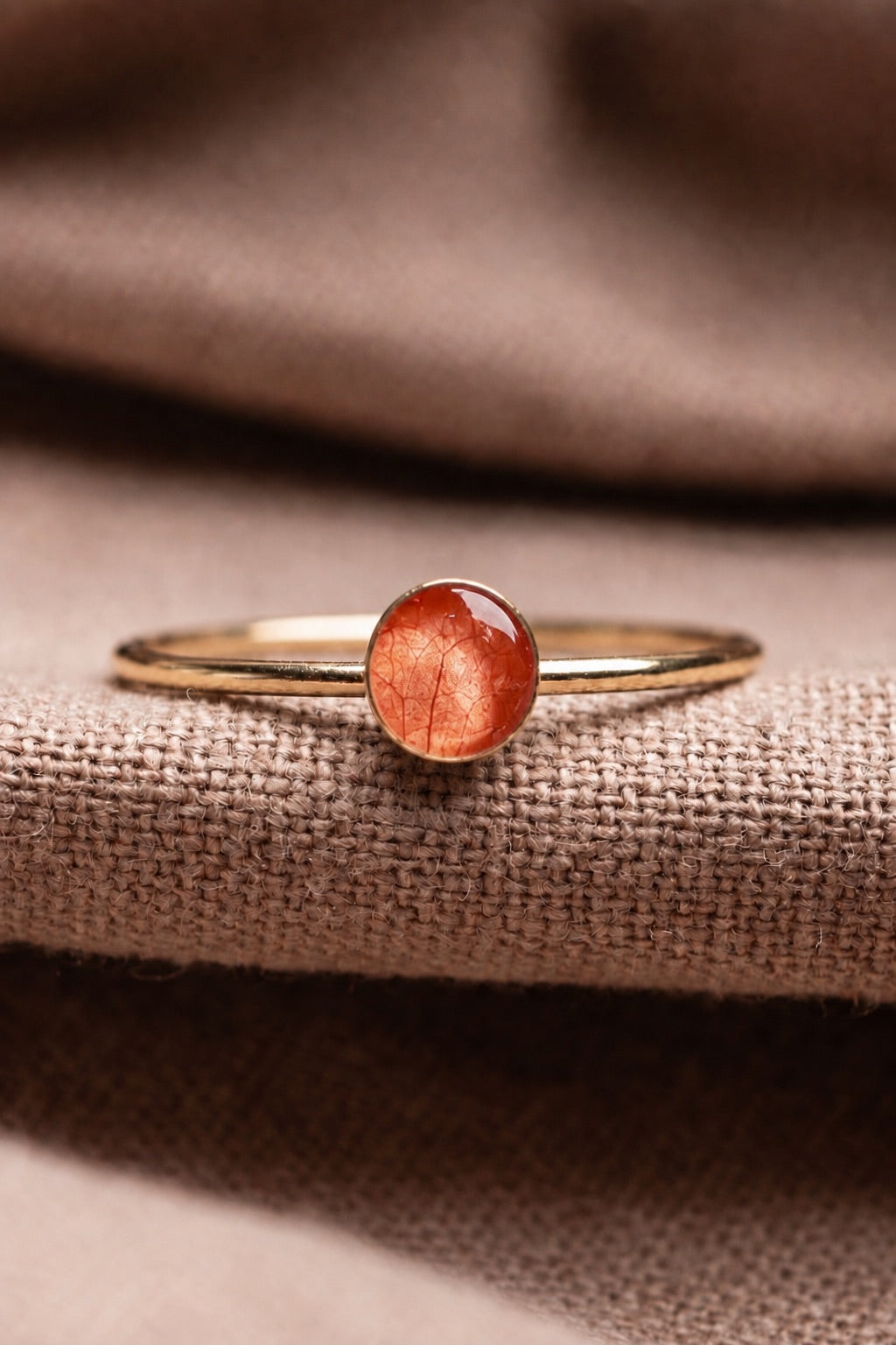 Bougainvillea Stacking Ring Gold
