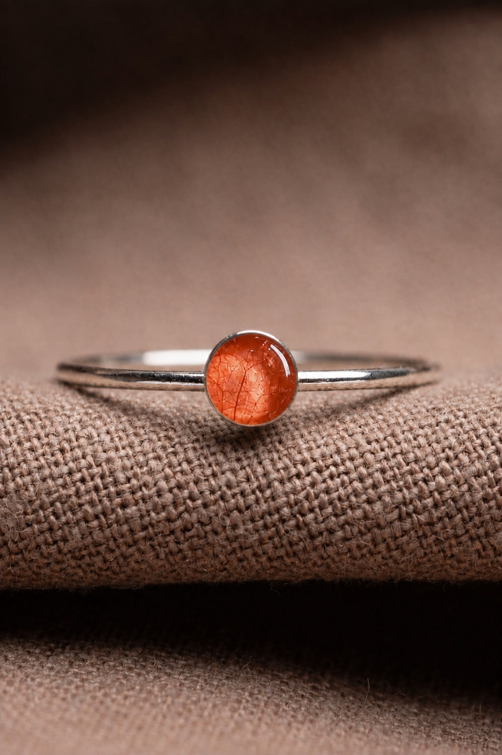Bougainvillea Stacking Ring Silver