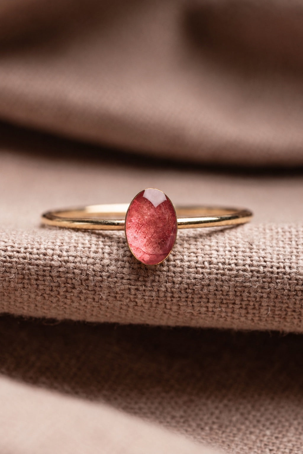 Bougainvillea Stacking Ring Gold