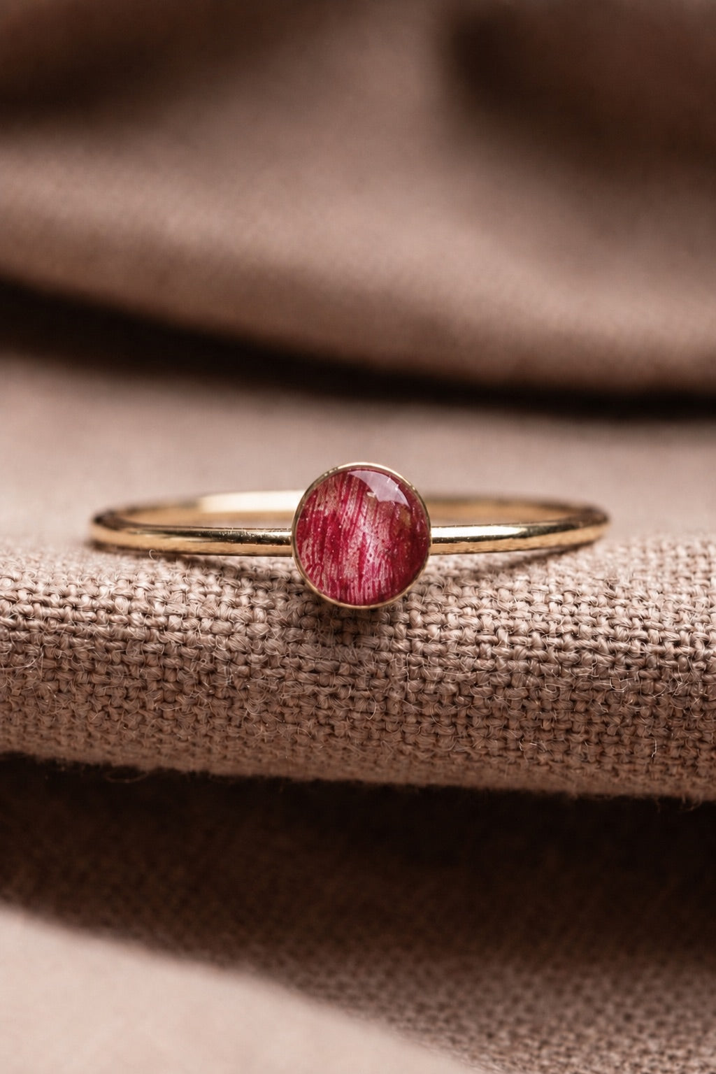 Tulip Stacking Ring Gold