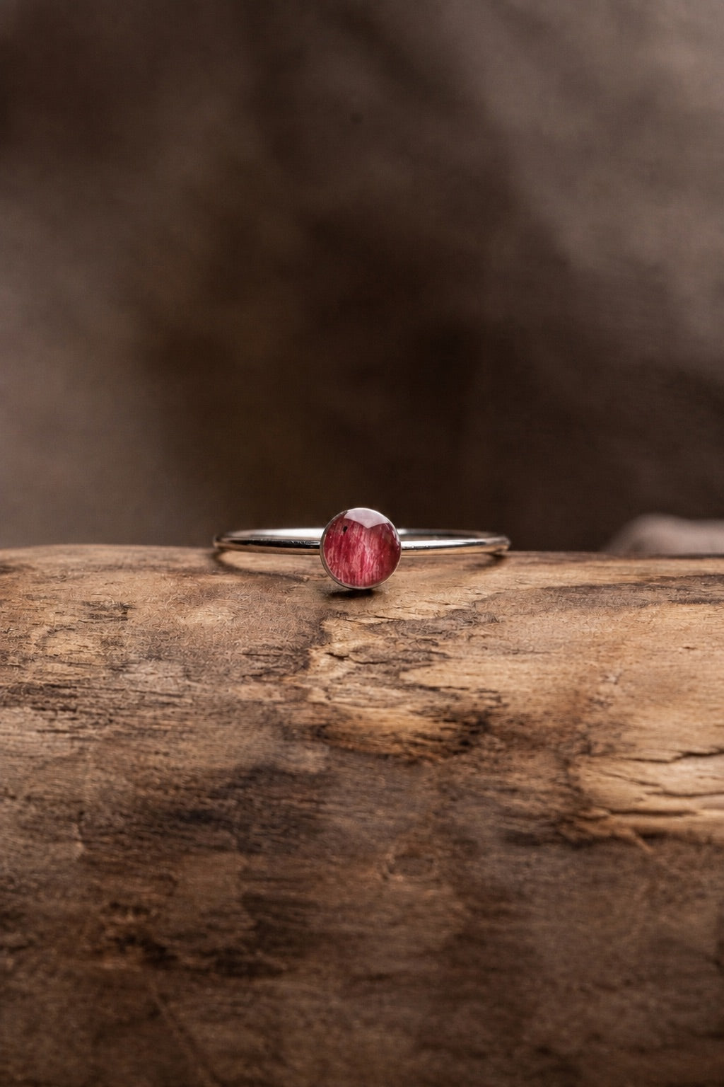 Tulip Stacking Ring Silver