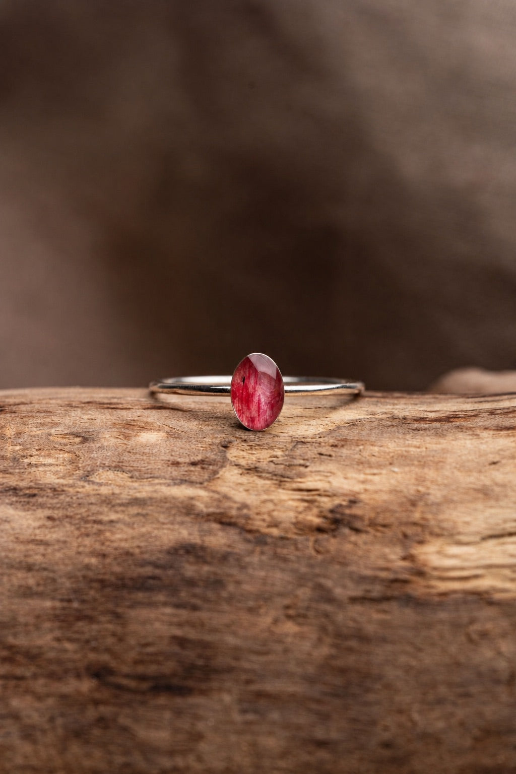 Tulip Stacking Ring Silver