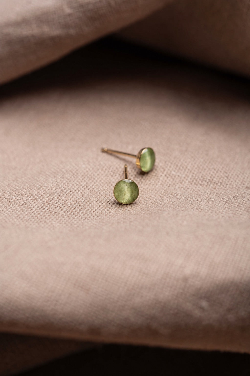 Eucalyptus Stud Earrings Gold