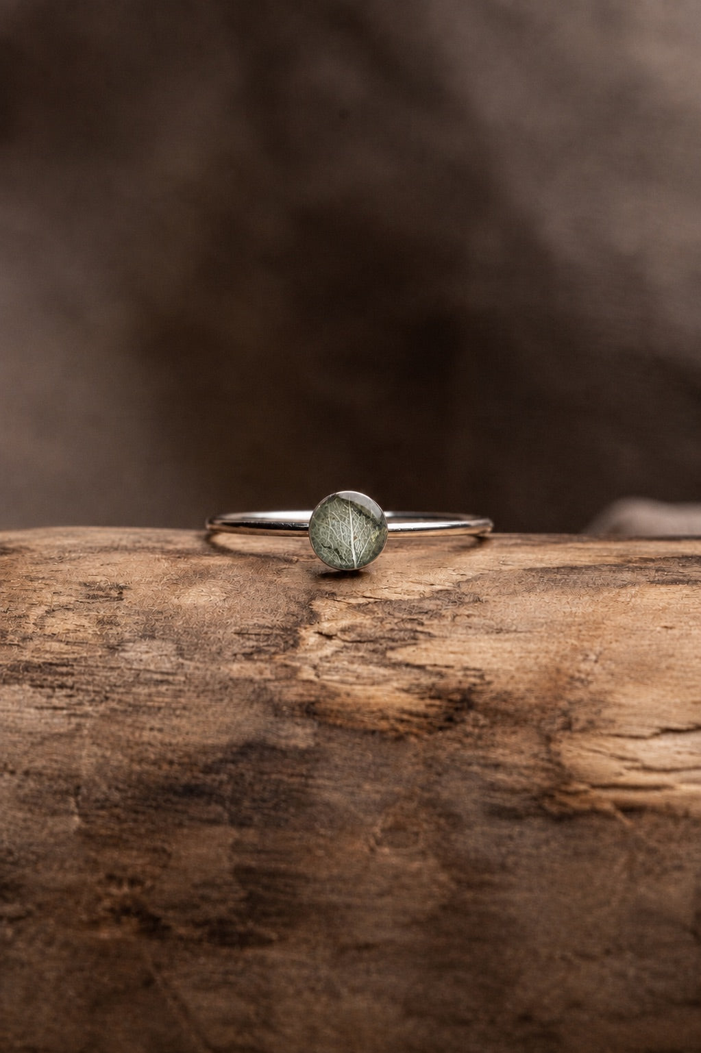 Eucalyptus Stacking Ring Silver