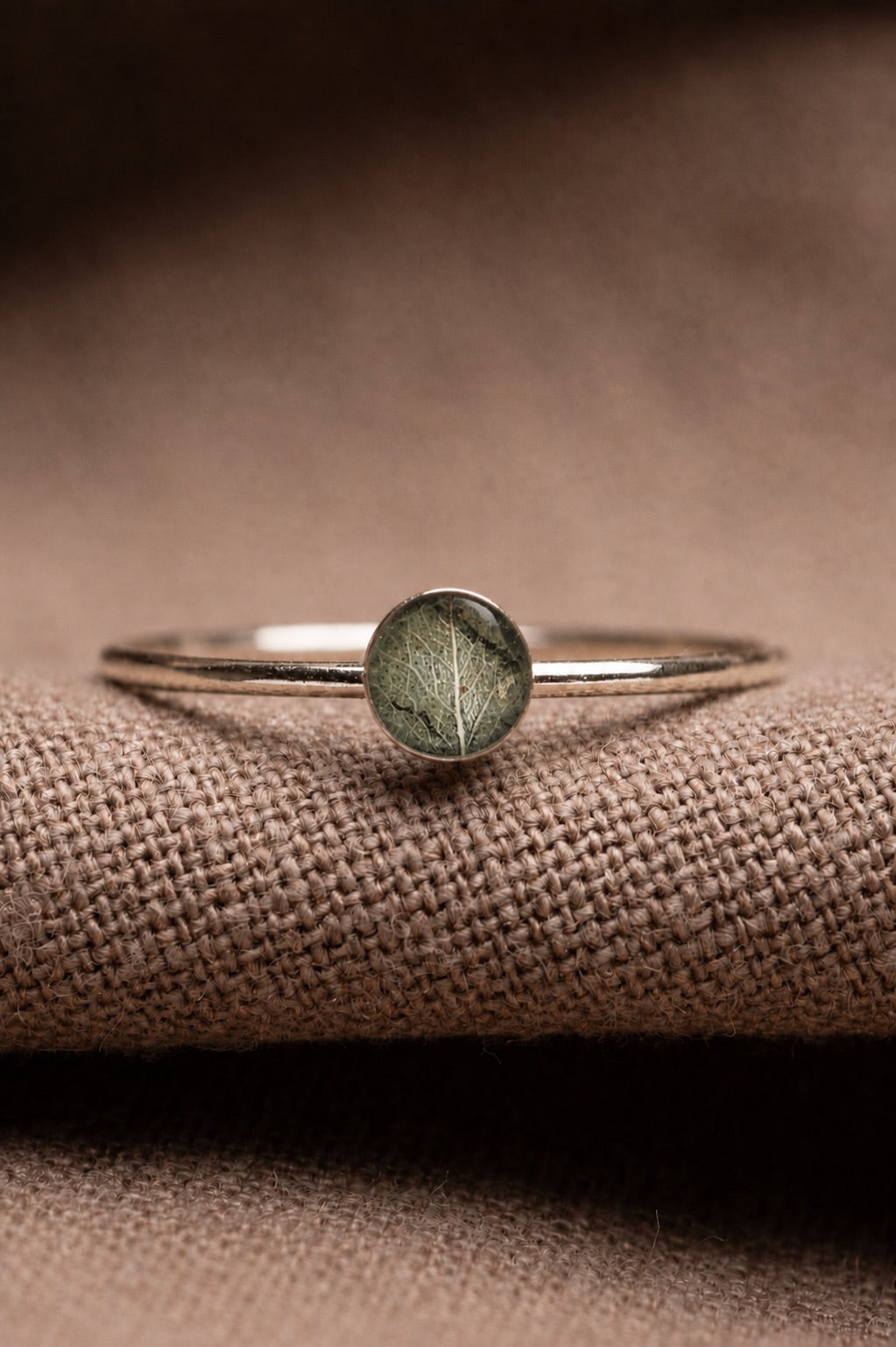 Eucalyptus Stacking Ring Silver