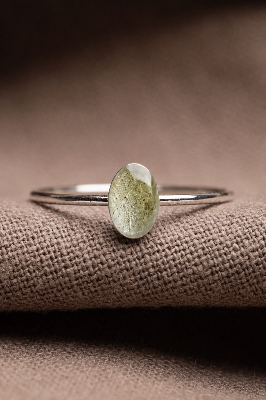 Eucalyptus Stacking Ring Silver