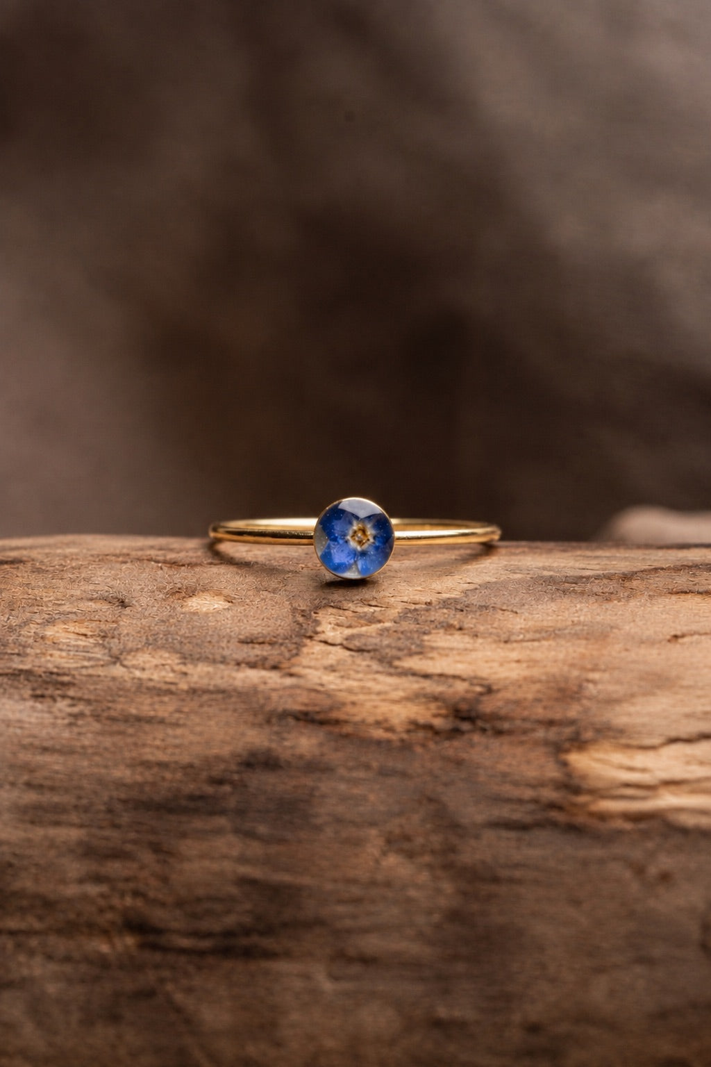 Forget Me Not Stacking Ring Gold