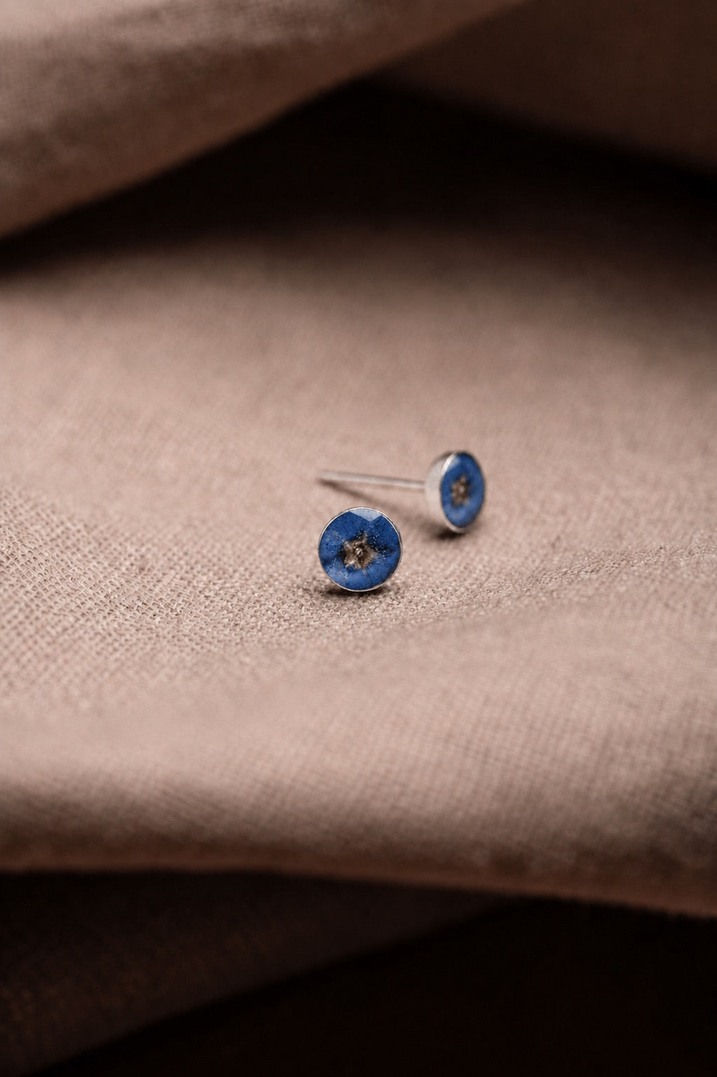 Forget Me Not Stud Earrings Silver