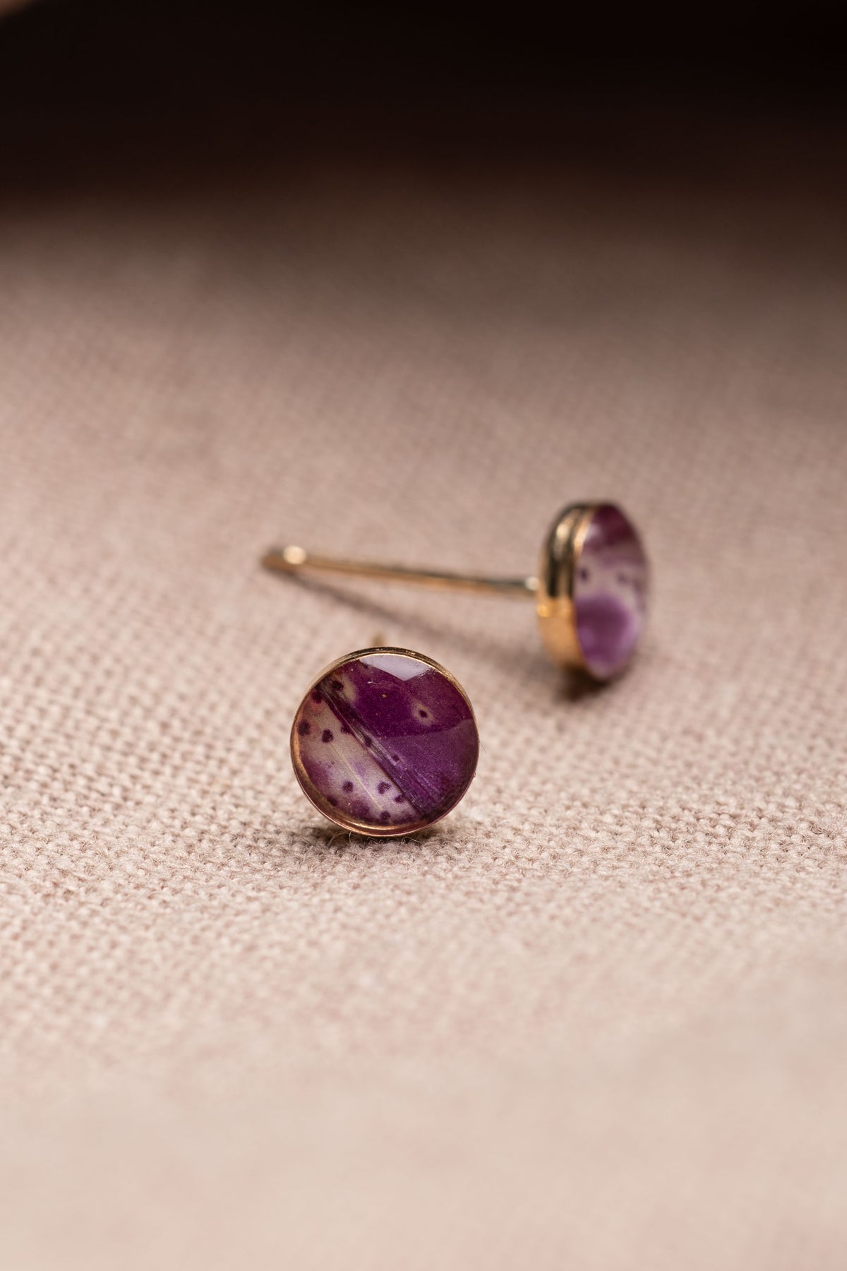Foxglove Stud Earrings Gold