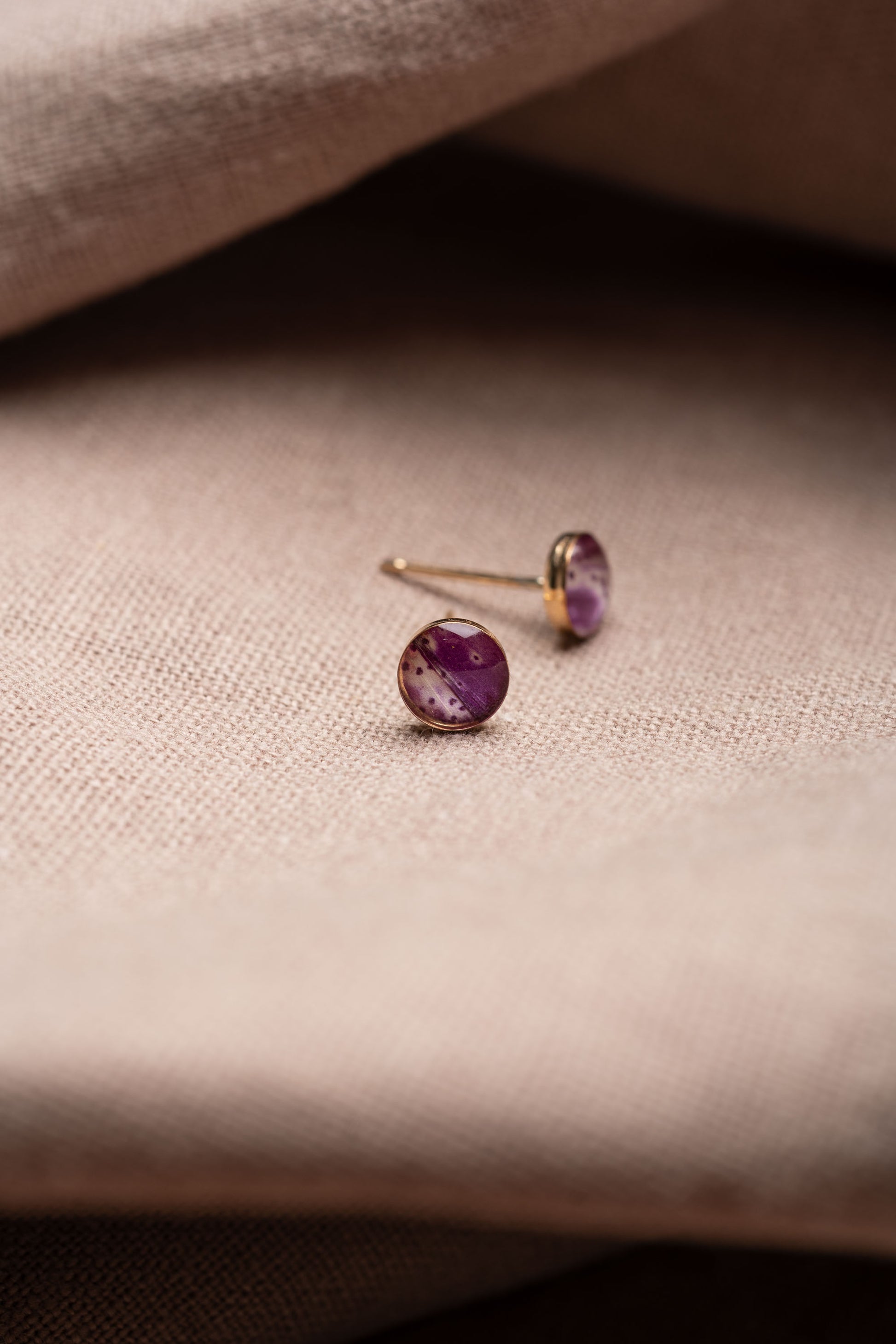 Foxglove Stud Earrings Gold