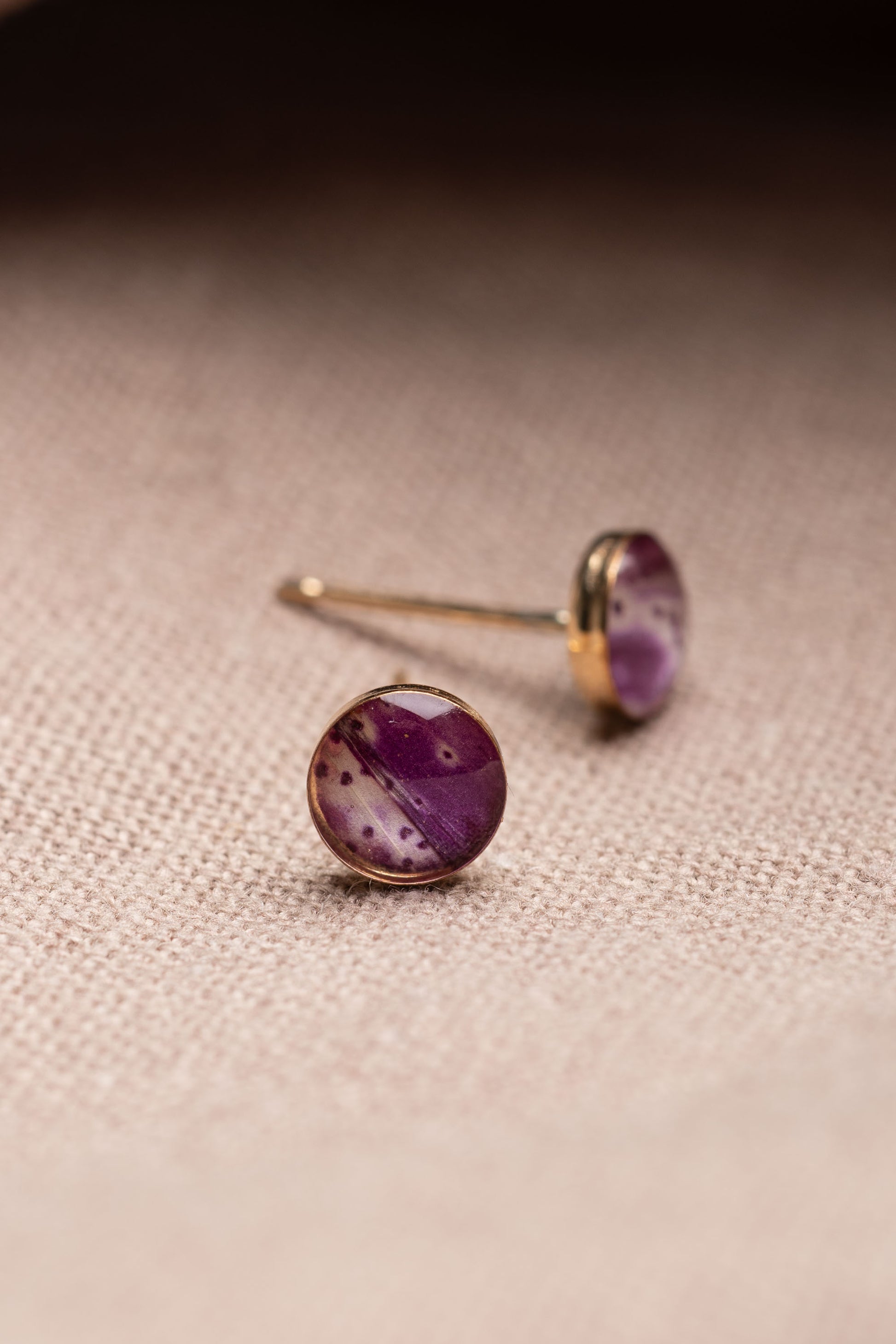 Foxglove Stud Earrings Gold