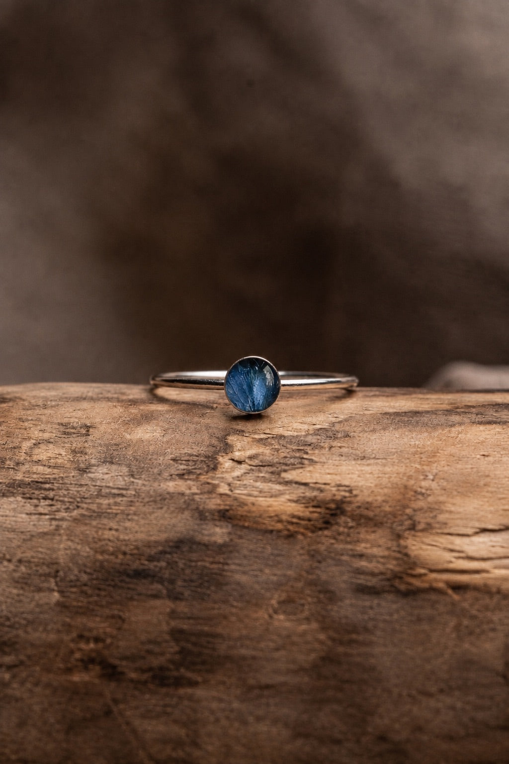 Hydrangea Stacking Ring Silver