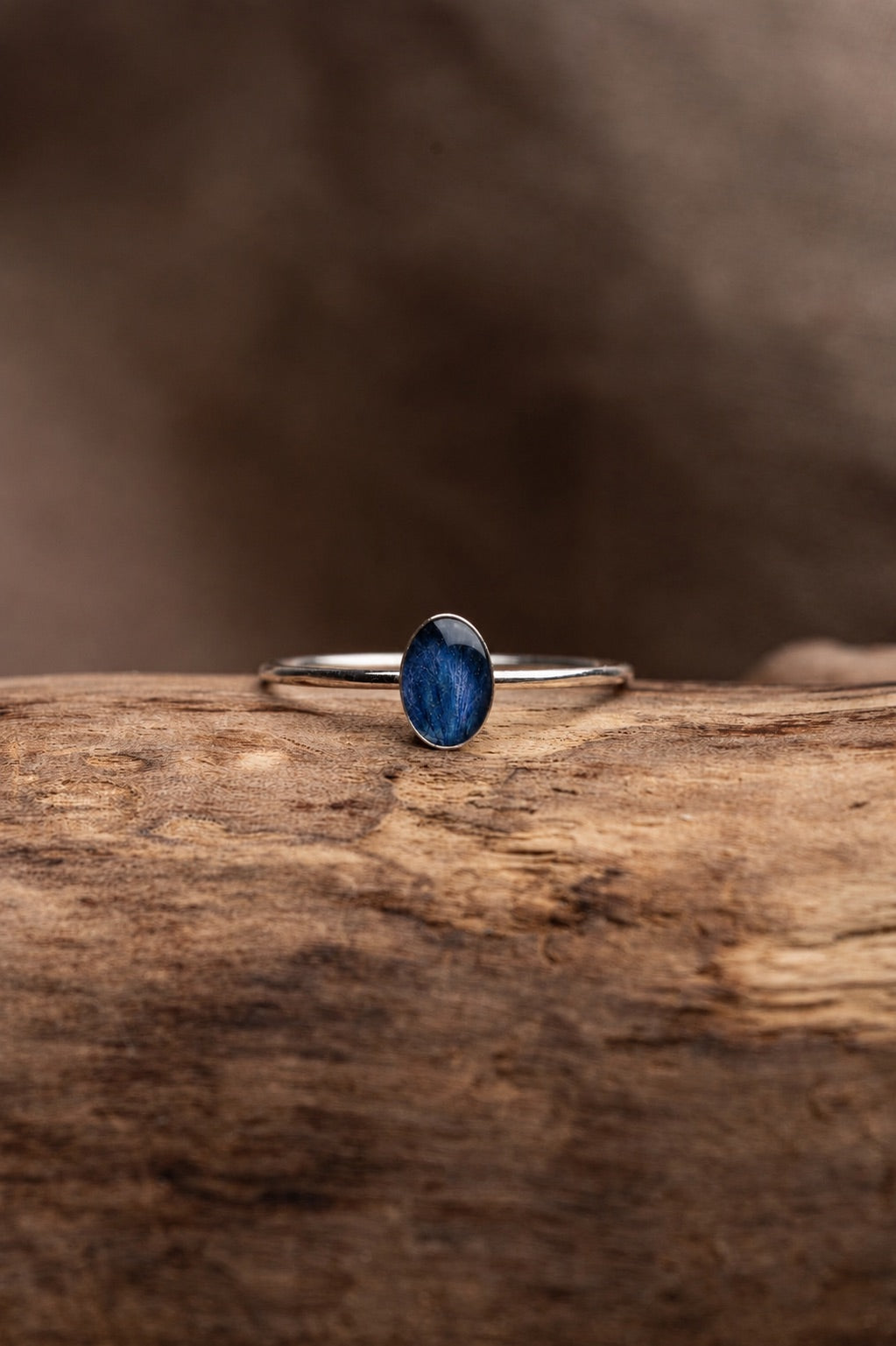 Hydrangea Stacking Ring Silver