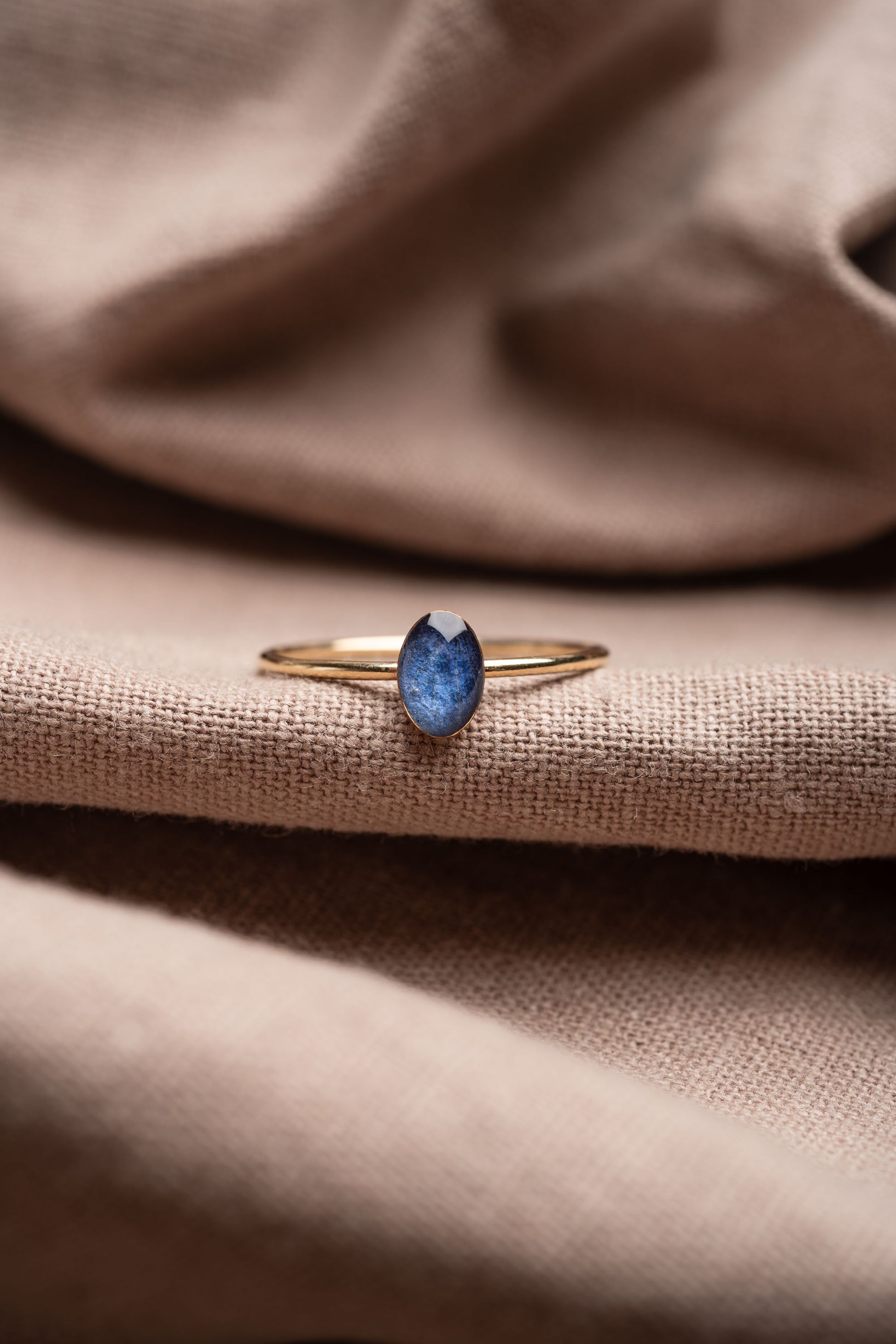 Hydrangea Stacking Ring Gold