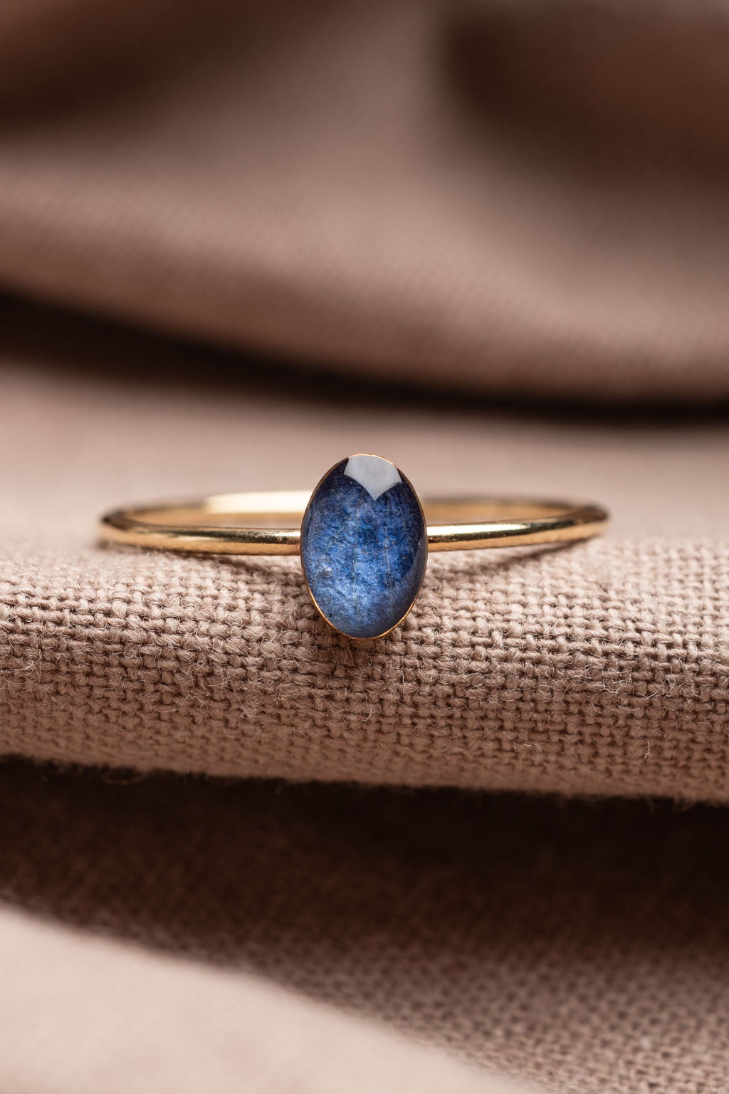 Hydrangea Stacking Ring Gold