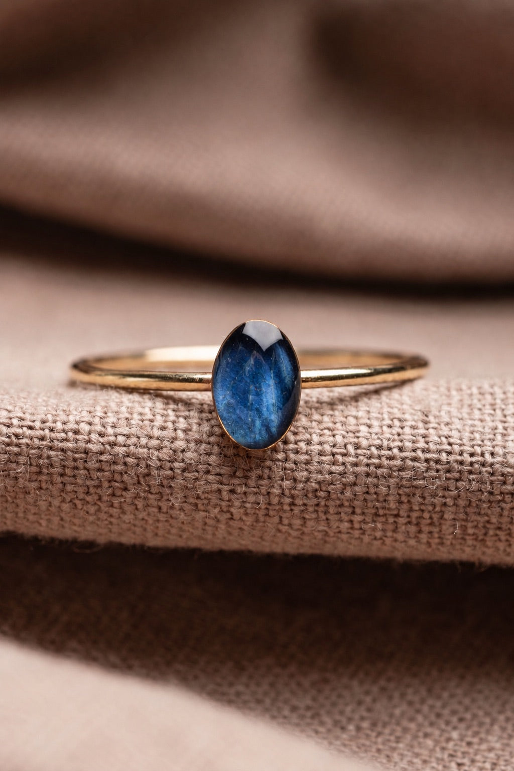 Hydrangea Stacking Ring Gold