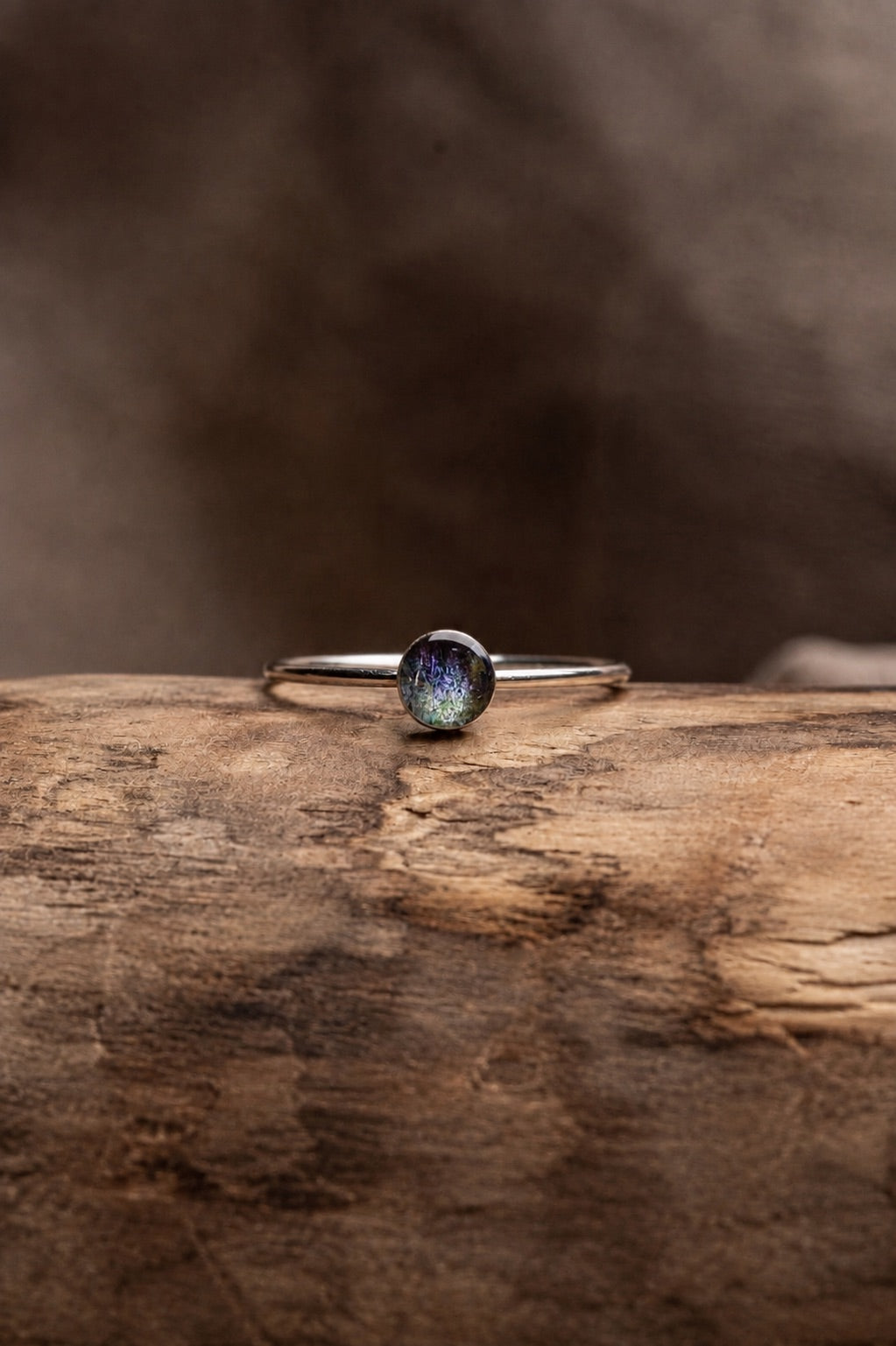 Iris Stacking Ring Silver