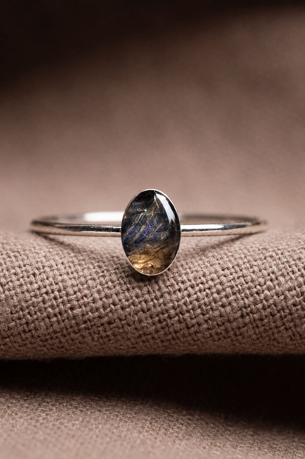 Iris Stacking Ring Silver