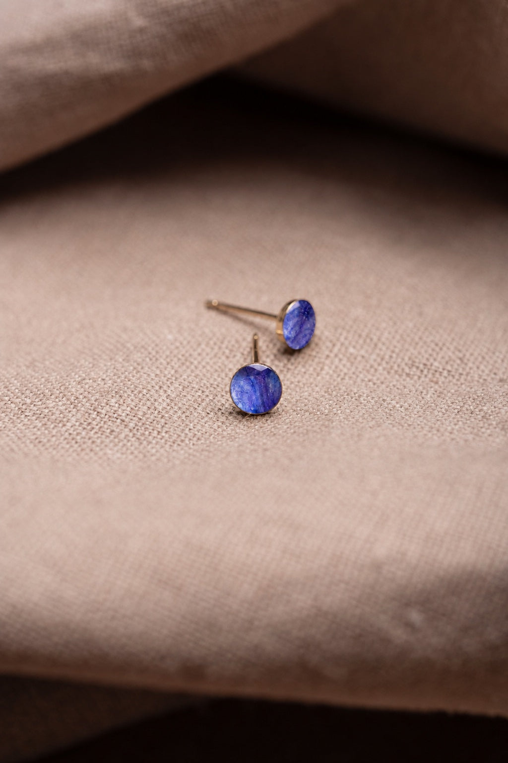 Larkspur Stud Earrings Gold