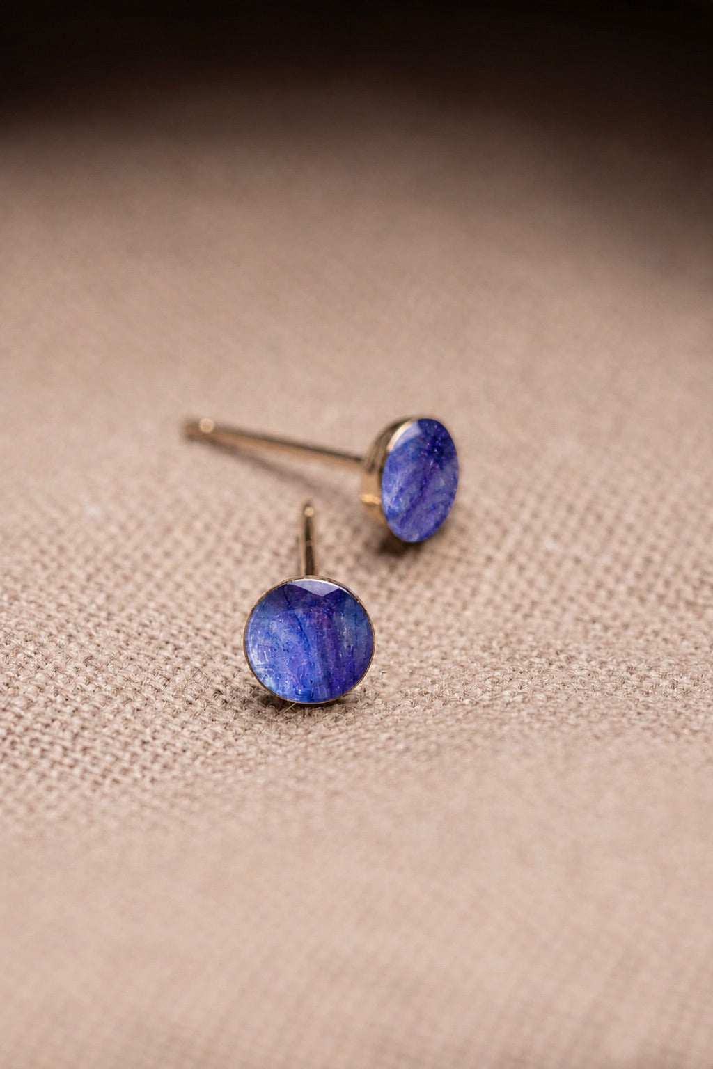 Larkspur Stud Earrings Gold