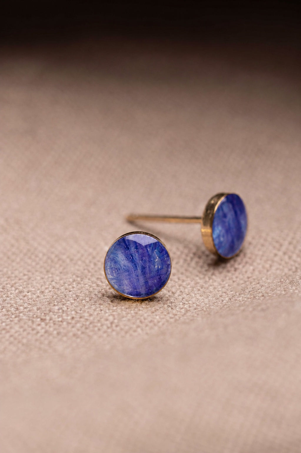 Larkspur Stud Earrings Gold