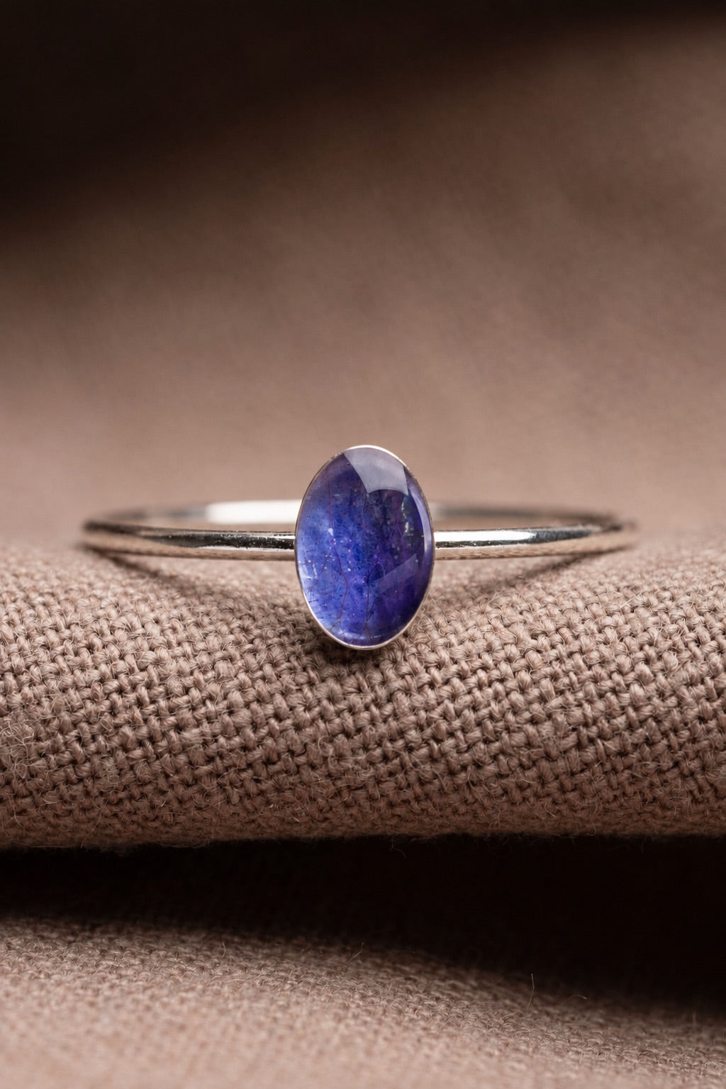 Larkspur Stacking Ring Silver
