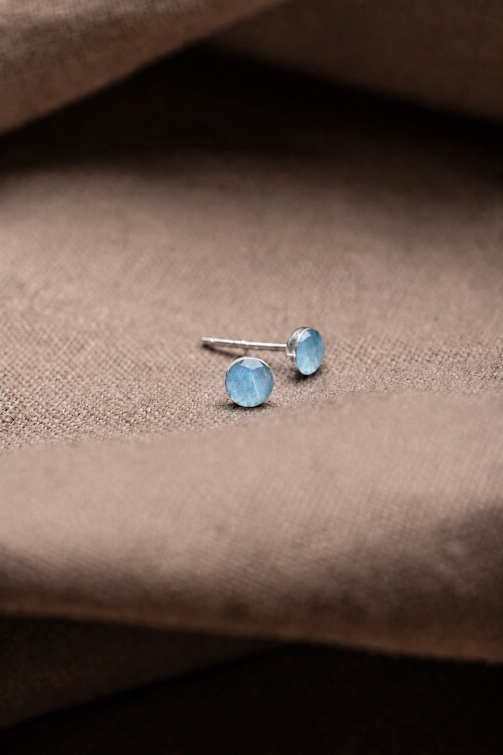 Hydrangea Stud Earrings Silver
