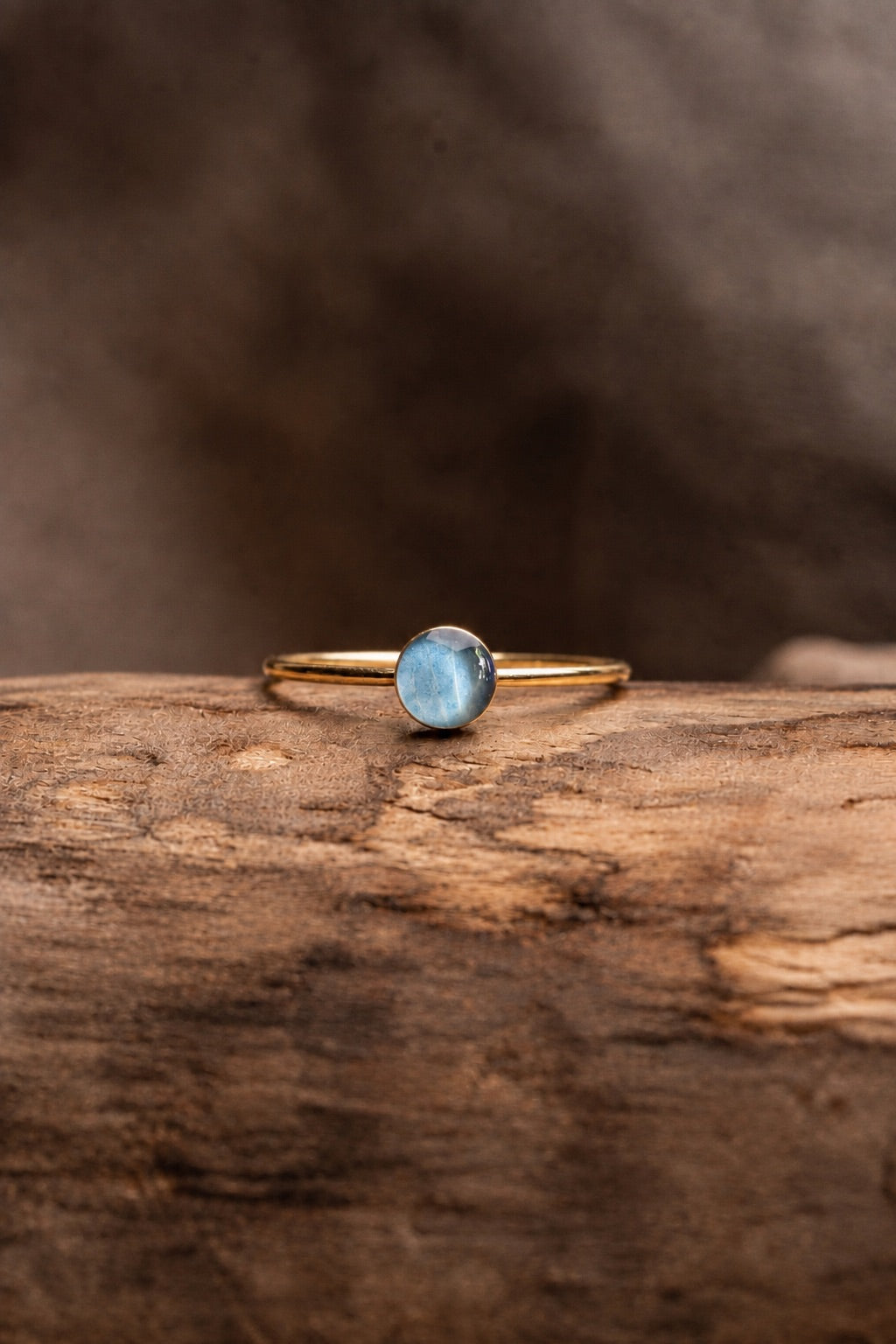 Hydrangea Stacking Ring Gold