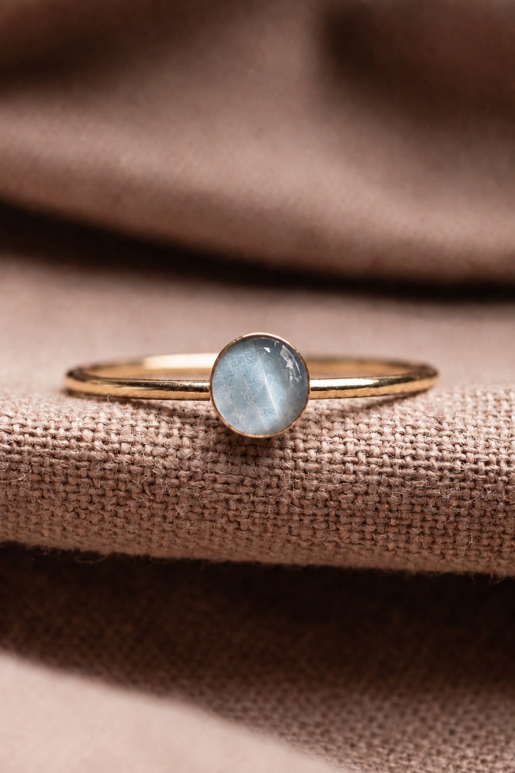 Hydrangea Stacking Ring Gold