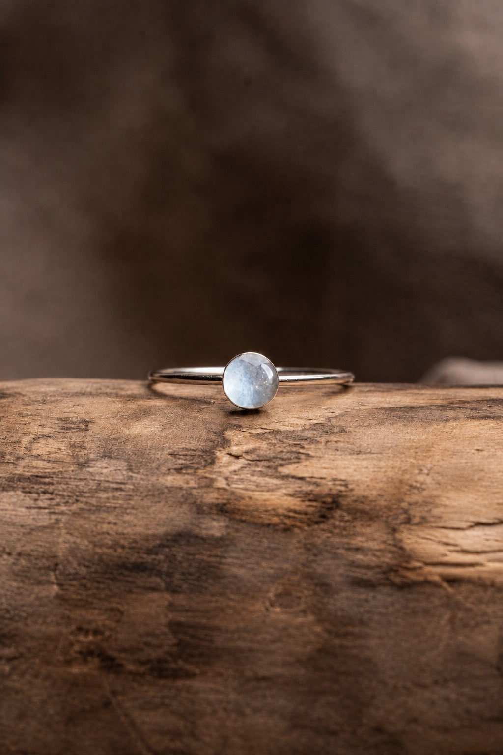 Hydrangea Stacking Ring Silver