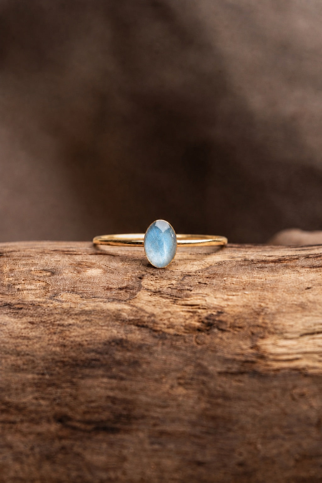 Hydrangea Stacking Ring Gold