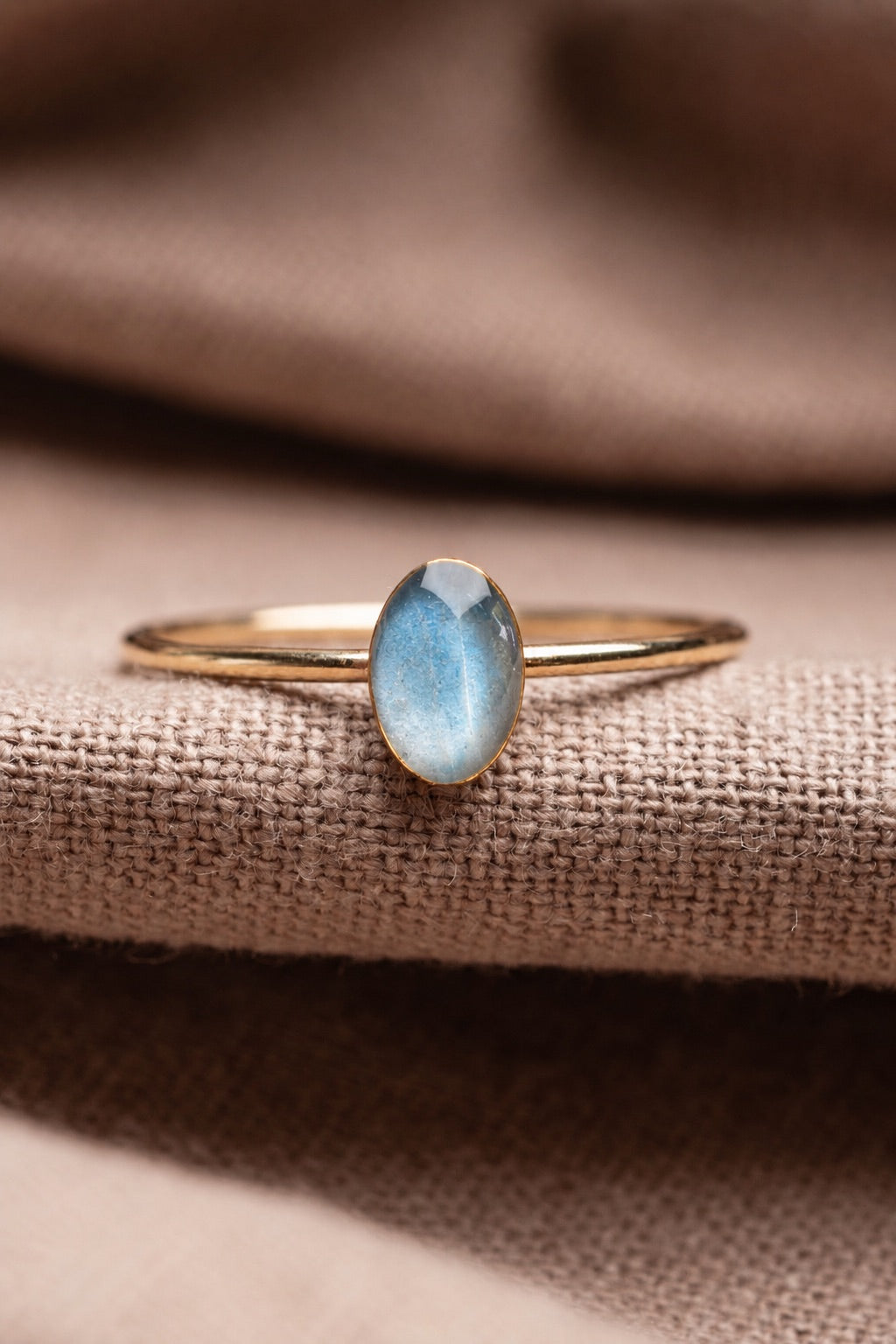 Hydrangea Stacking Ring Gold