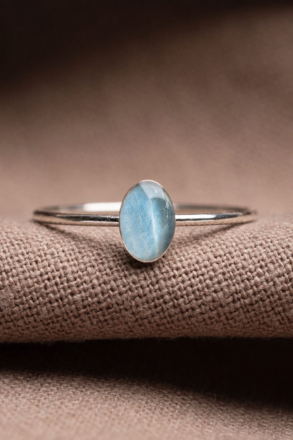 Hydrangea Stacking Ring Silver
