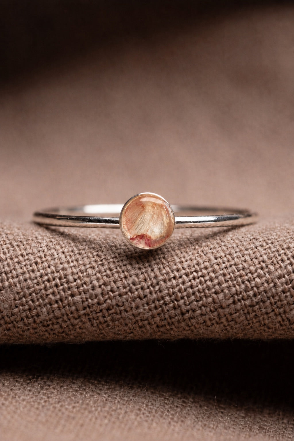Tulip Stacking Ring Silver