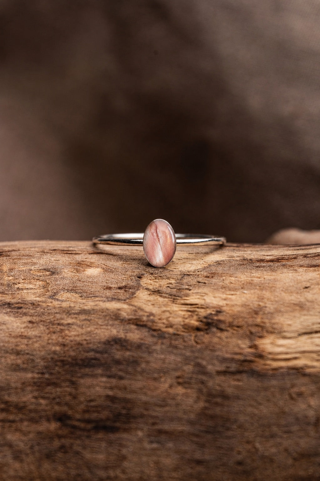Tulip Stacking Ring Silver
