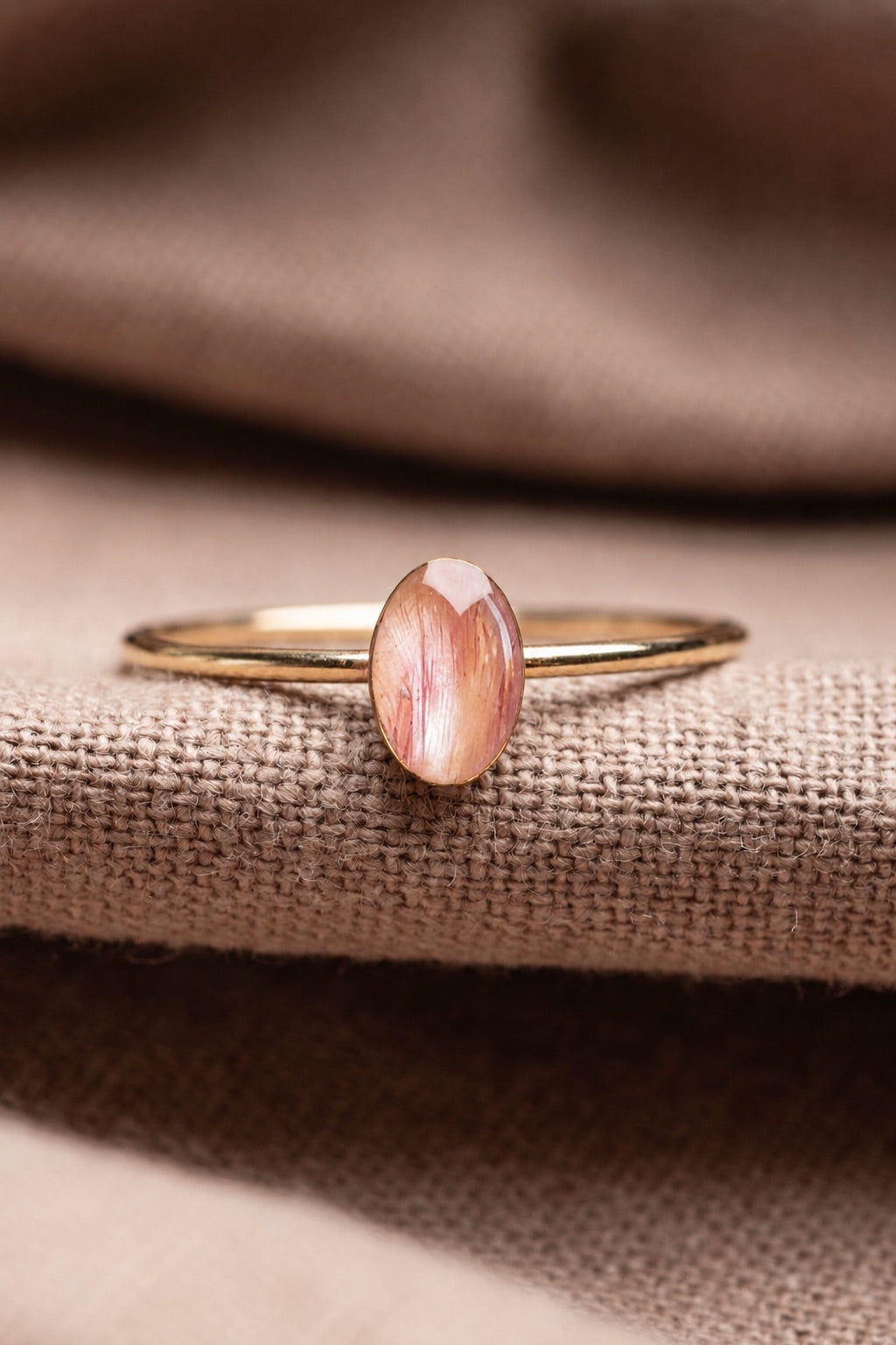 Tulip Stacking Ring Gold