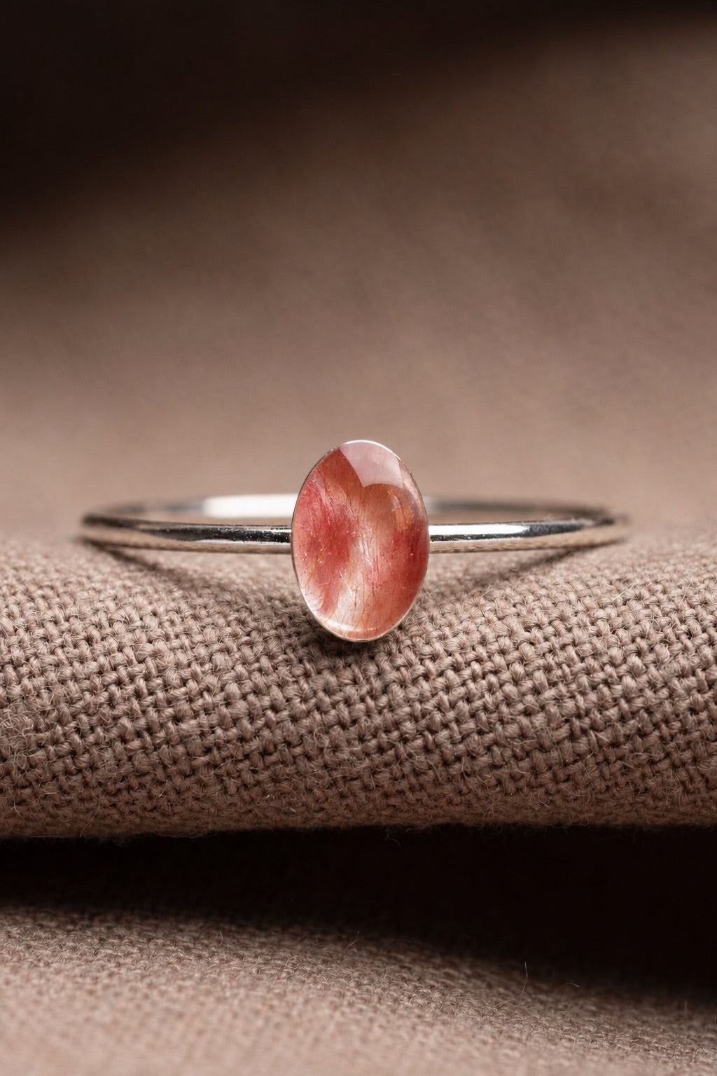 Tulip Stacking Ring Silver