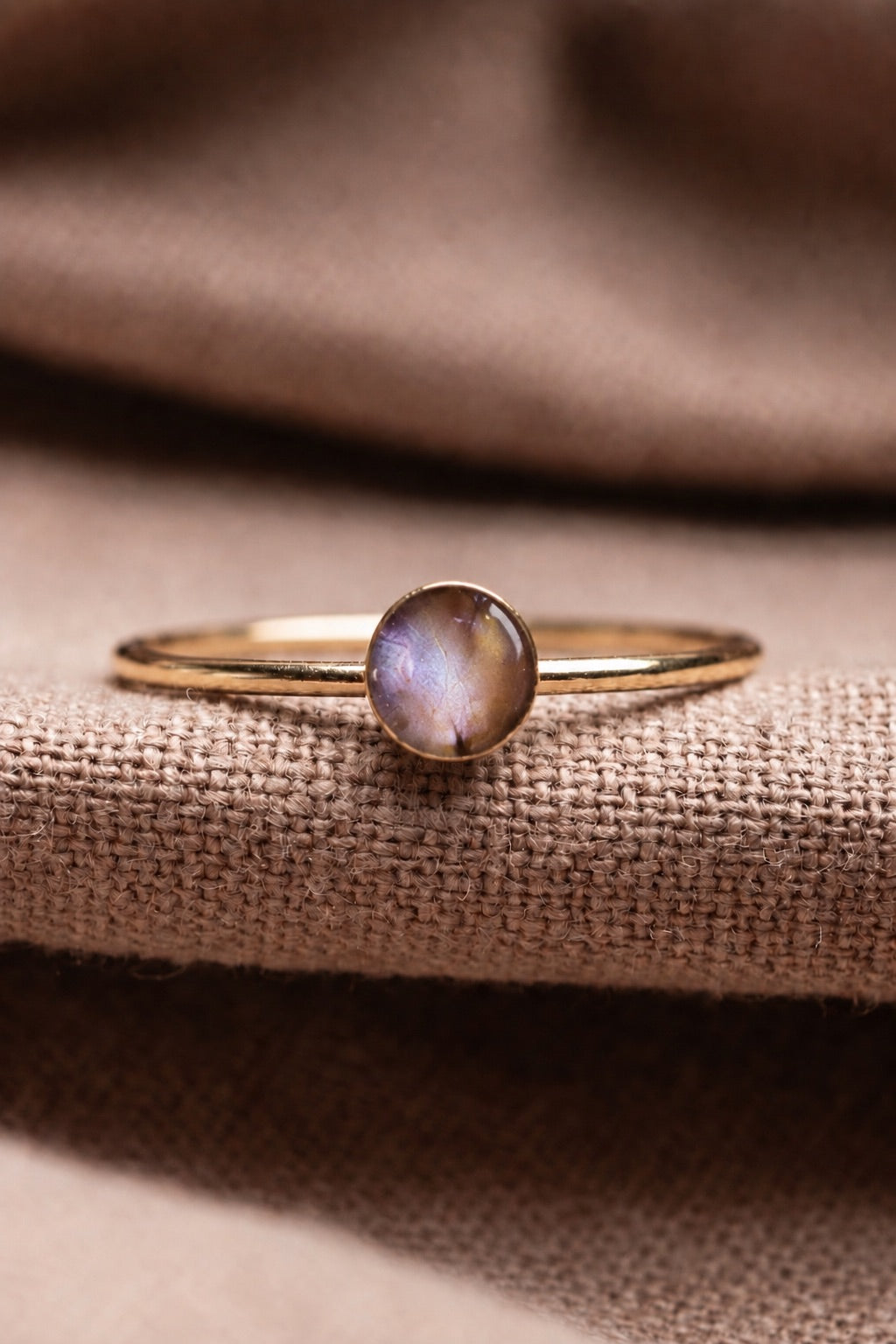 Lilac Stacking Ring Gold
