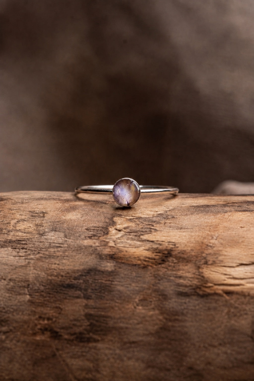 Lilac Stacking Ring Silver