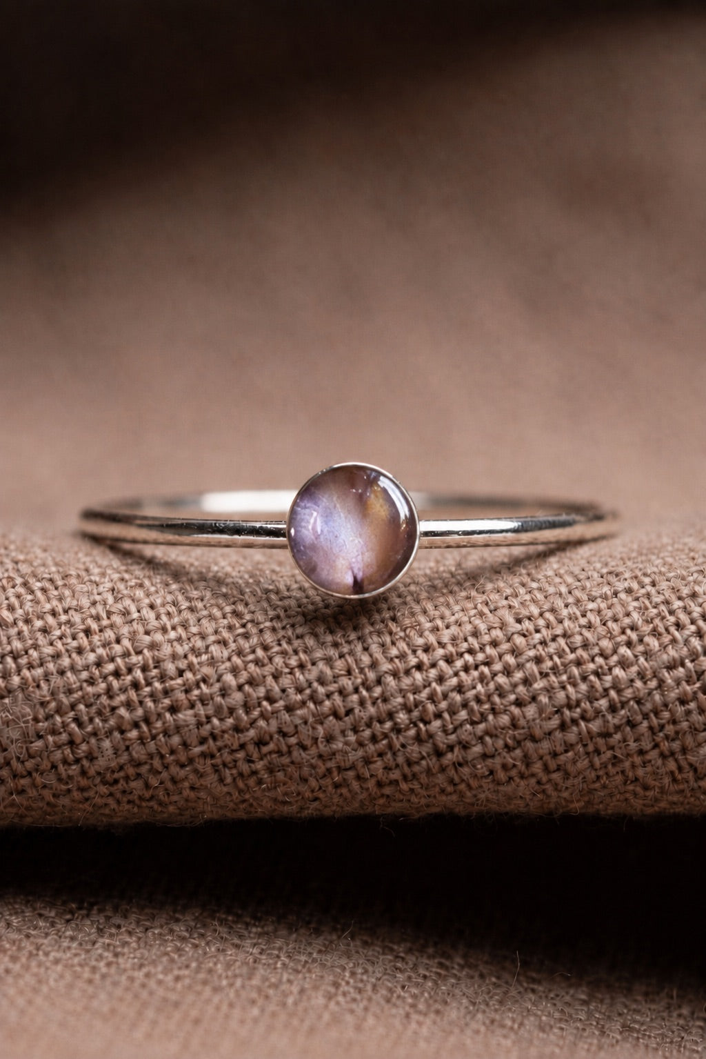 Lilac Stacking Ring Silver