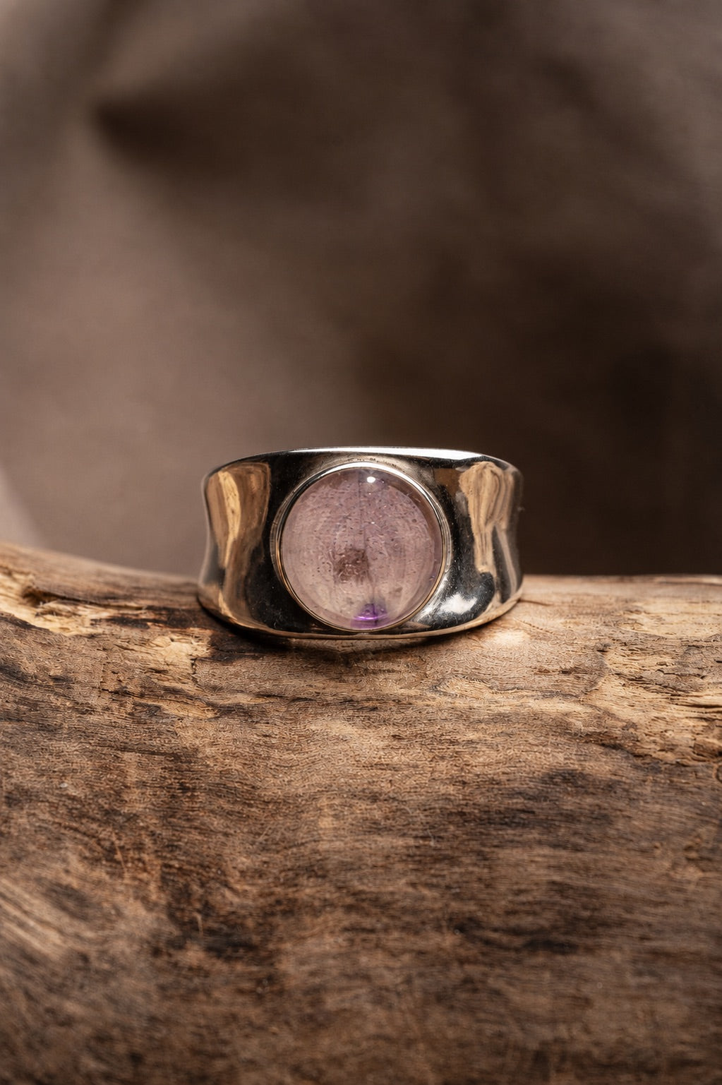 Lilac Statement Ring