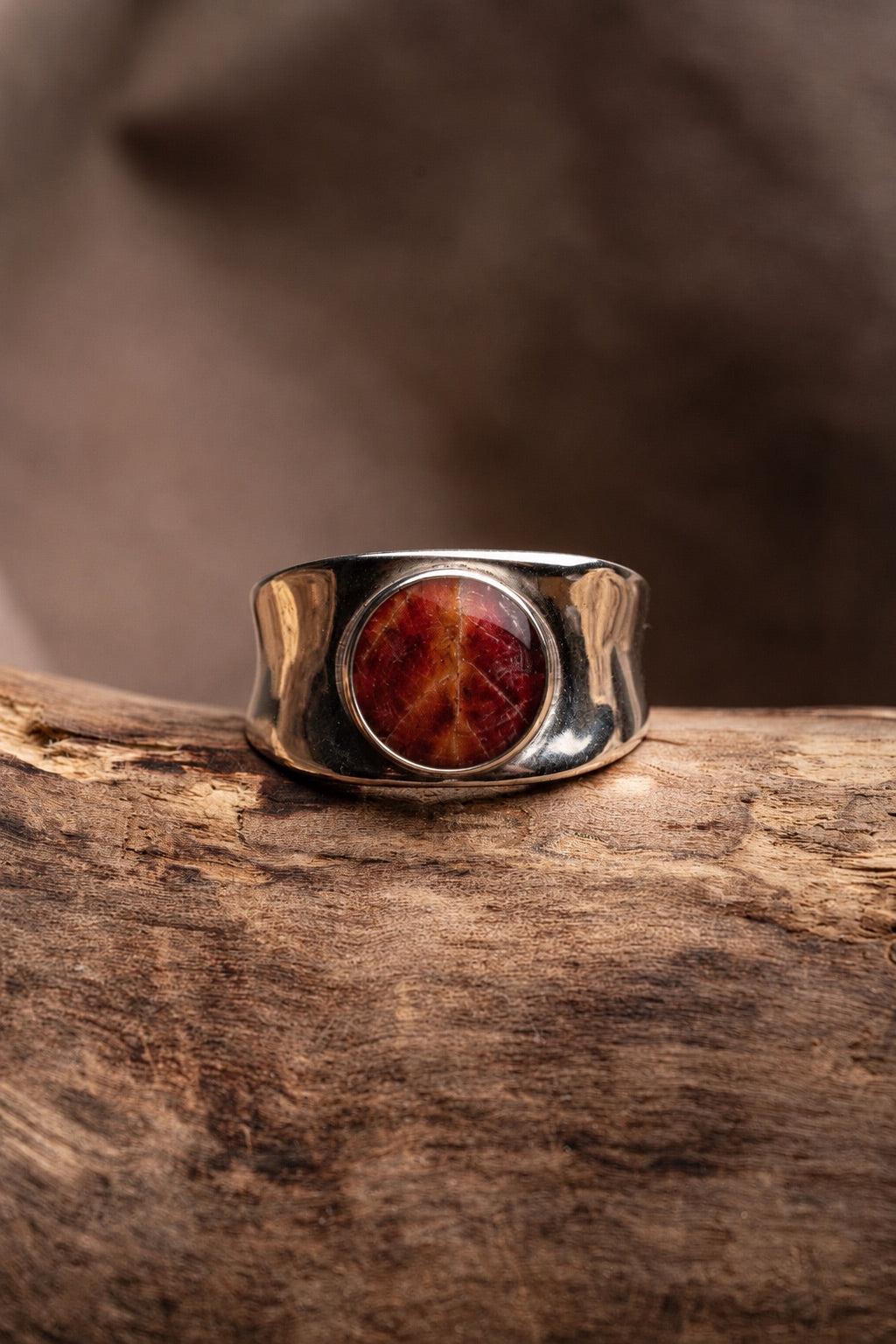 Maple Leaf Statement Ring