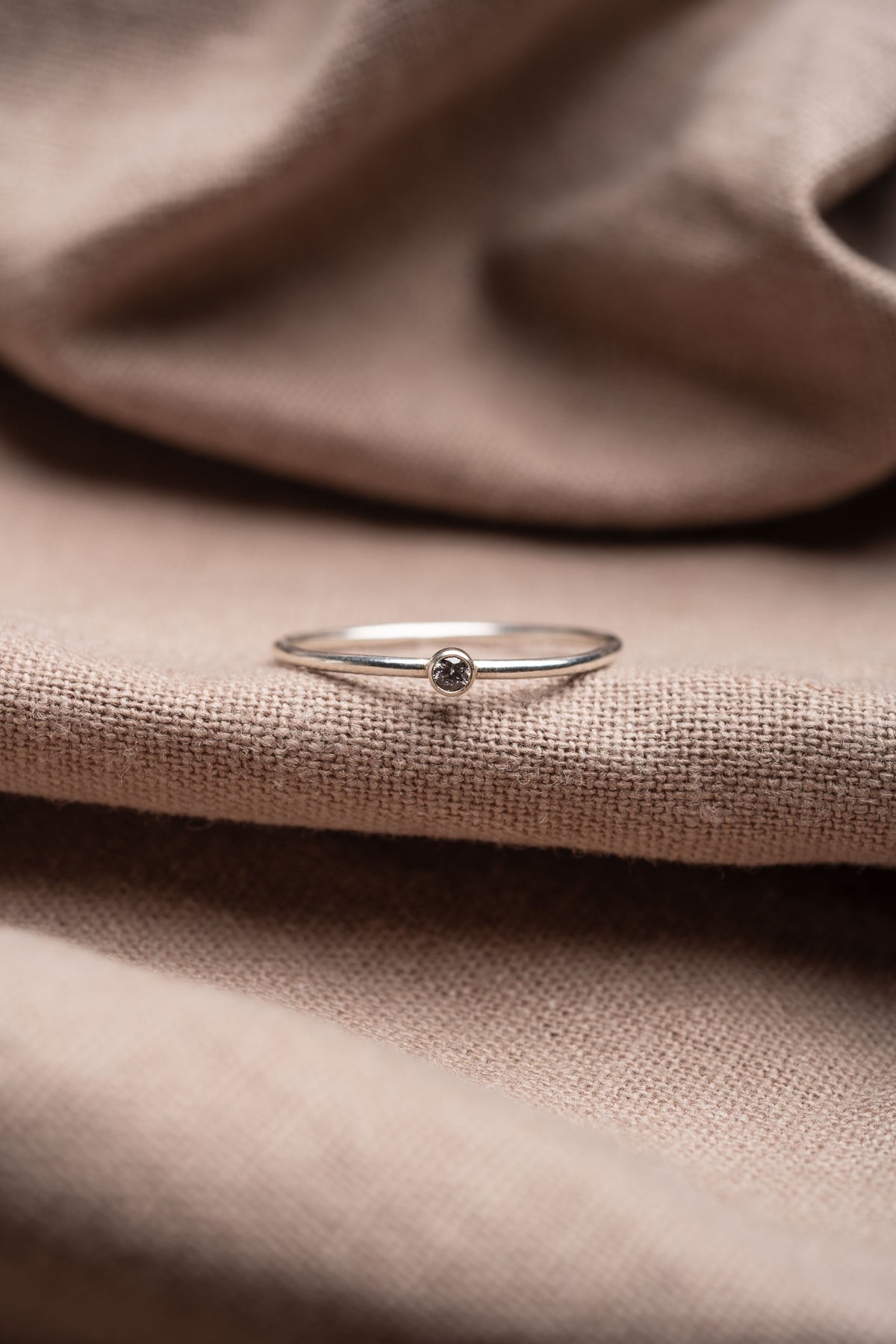 North Star Satellite Accent Ring Silver