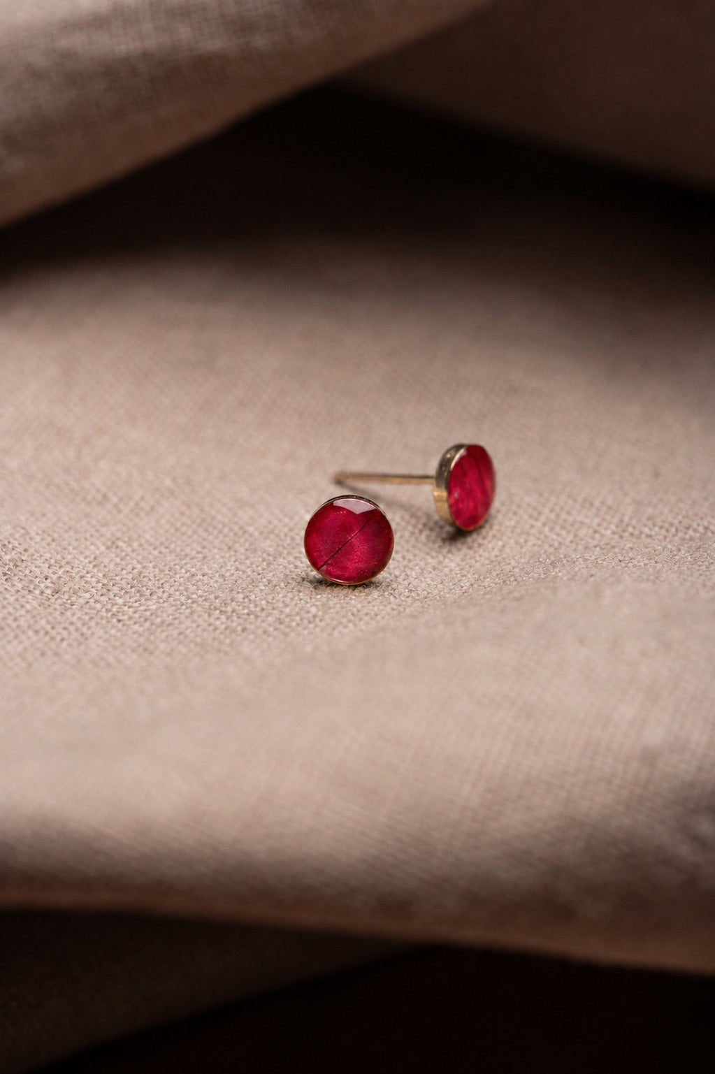 Bougainvillea Stud Earrings Gold