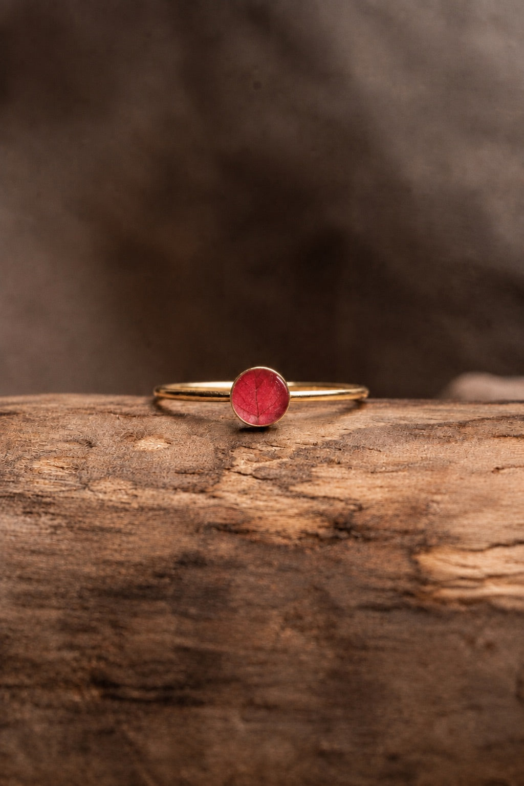 Bougainvillea Stacking Ring Gold
