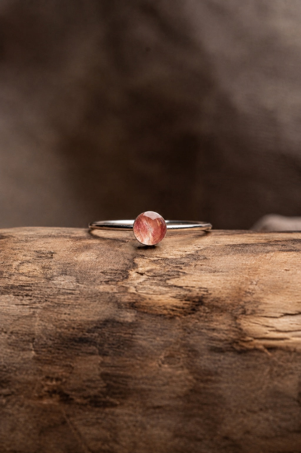 Tulip Stacking Ring Silver