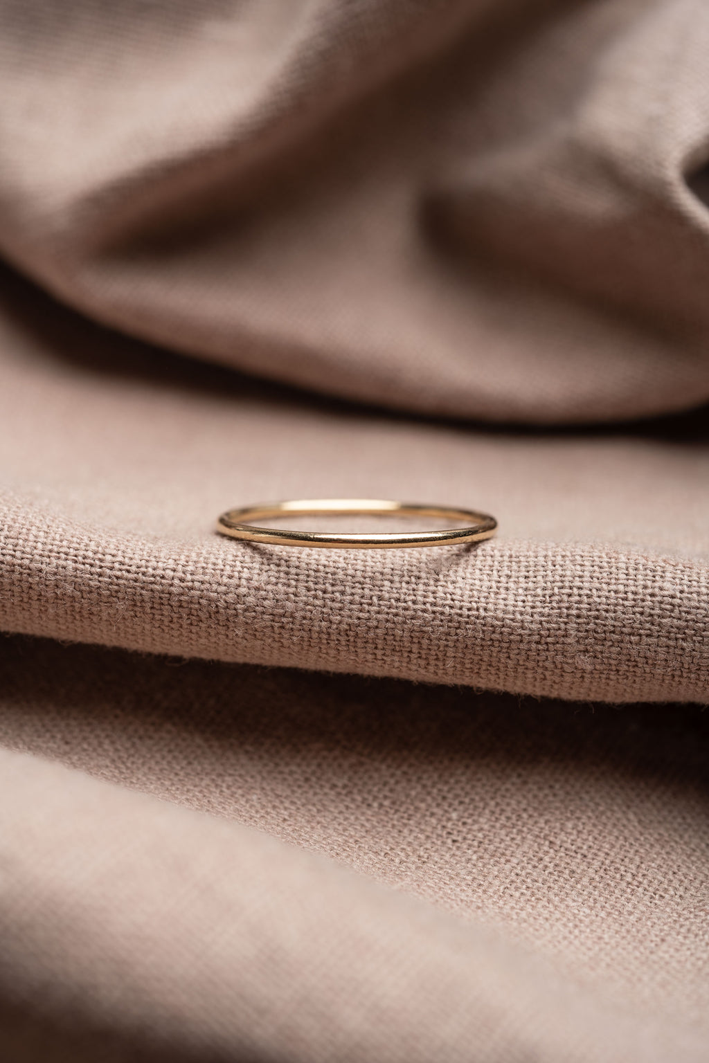 Polish Stacking Ring Gold