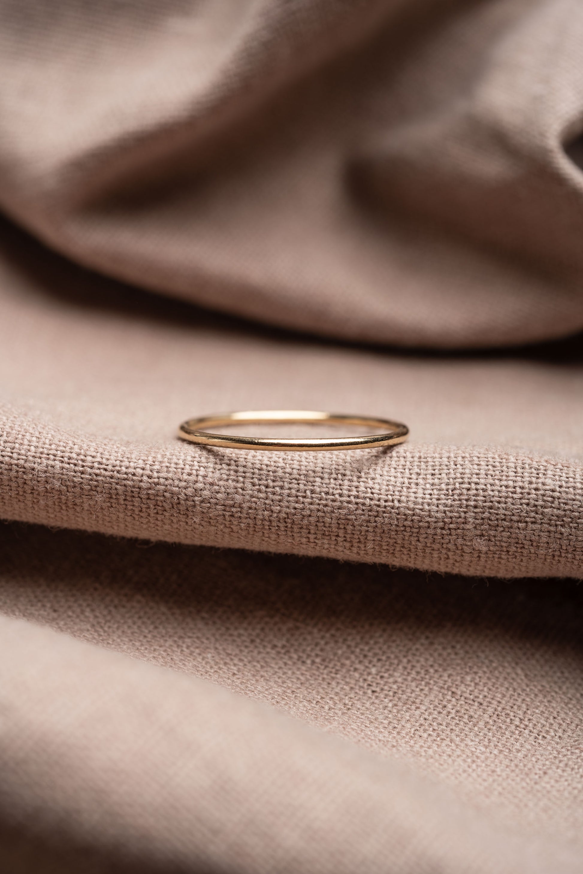 Polish Stacking Ring Gold